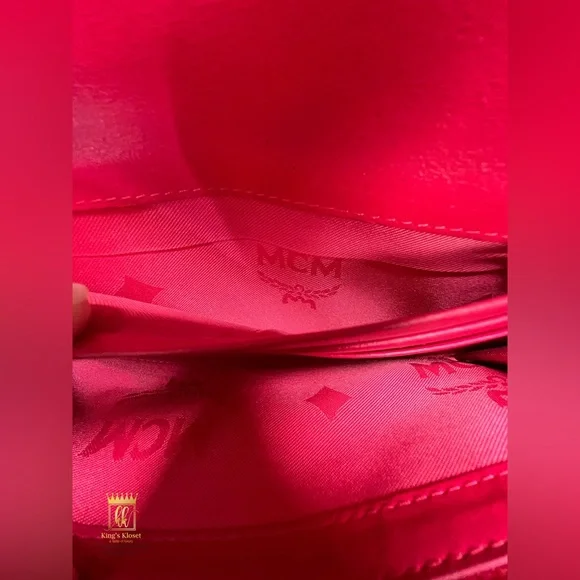 MCM Quilted Patent Leather Wallet - Picture 7 of 14